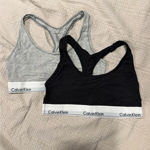 Calvin Klein Gray Sports Bra